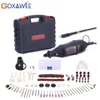 Boormachine Goxawee 110V 220V Power Tools Electric Mini Borr med 0,33,2 mm Universal Chuck Shiled Rotary Tools for Dremel 3000 4000
