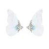 Arti e mestieri Tle Butterfly Ear Clip Donna Donna Ragazza Donna Ins Stile Strass Stud Bone Fantasy Orecchini Gioielli di moda Gi Otylg