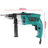 Boormachine DrillPro 3800 rpm 1980w 13mm Electric Impact Drill Flat Drill Rotary Hammer Multifunktion med skalklänningshandtag 220V