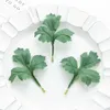 ドライフラワー50pcsシルクchrysanthemum leave leaves fake fluppen