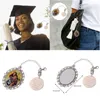 Keychains Crystal Po Pendant College Brims Frame Season Hat Diy Gemstone Gifts Graduation Hanging