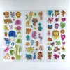 Adesivi giocattolo per bambini 12 fogli Set Mini adesivo 3D animale carino per ragazzi Ragazze Scrapbooking fai da te Puffy PVC Regalo per bambini 230613