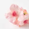 Torkade blommor 20st Ny produkt Silk Hortensia Bröllopsträdgård Julkrans för hemdekorationer Diy Cherry Artificial