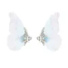 Arti e mestieri Tle Butterfly Ear Clip Donna Donna Ragazza Donna Ins Stile Strass Stud Bone Fantasy Orecchini Gioielli di moda Gi Otylg