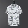 Men Designer koszule Summer Shoort Sleeve Casualne koszule moda luźna polo w stylu plażowym oddychające tshirts tee odzież m-3xl UG19