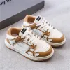 Designer Low Top Skel Enfants Chaussures Bones Hi Cuir Garçon Fille Baskets Squelette Bleu Noir Rose Hommes Femmes Sports