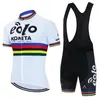 Racing Sets 2023 Team Eolo Kometa Maillot Cyclisme Ensemble Vêtements D'été Hommes Kits Vélo De Route Chemises Costume Vélo Cuissard VTT Maillot