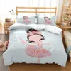 Bedding sets Ballet Girls Minimalist Fashion Bed Three Piece Set soft and comfortable Comforter bedding sets Customizable for girl Z0612