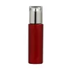 Kırmızı cam kavanoz krem ​​şişeleri yuvarlak kozmetik kavanozlar el yüzü krem ​​sprey pompa şişe kavanozları altın/gümüş akrilik kapak 20g-30g-50g pmjgx
