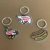 Human Made Keychain Bag Accessories Anime Car Kawaii Key Chain Holder Basketball Keyring Urso Polar Key Ring Gift Couple Gift For Boyfr258g