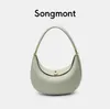 Song Songmont 2023 Spring New Moon Series Cowhide Crescent Single Shoulder Crossbody Underarm Womens Bag