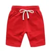 Shorts Sommer Kinder Kleidung Baumwolle Solide Elastische Taille Strand Für Jungen Mädchen Mode Sport Hosen Kleinkind Höschen 212Y 230613