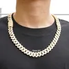 Testeur de diamant personnalisé, Hip Hop VVS Moissanite, collier pour hommes, chaîne à maillons cubains glacés en argent 925