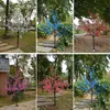 LED -ljusträdljus simulerar körsbärsblomning persika blomma utomhus vattentät festival trädgård belysning dekorativa landskap träd