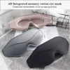 Eye Massager 3D Contoured Sleep Mask 100 Blockout Light Cover for Men Women Adjustable Strap Soft Travel Nap Comfort Sleeping Eyeshade 230612