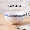 Schüsseln 5/7/8 Zoll Ramen Schüssel Jingdezhen Bone China Reis Chinesische Keramik Suppe Salat Mischen Blaues Und Weißes Porzellangeschirr