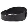 Belts UFAY No Buckle Genuine Leather For Men Retro High Quality Width 3.8CM Fashion Cowskin