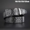 Otros accesorios de moda Punk Rock Metal Hebilla larga Cinturón Patrón de serpiente Cinturones para hombres Moda Casual Correas de cuero de imitación Clásico Piel de serpiente Cintura J230613