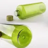 Garrafas de armazenamento 600 ML X 12 Recipiente de cosméticos de plástico vazio verde com tampa de rosca Cosméticos para cuidados com a pele Embalagem para limpeza de toner hidrosol