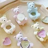 Portacandele 1PCS Cute Bear Hug Holder Base in cera Decorazione in pietra Anello Conservazione dei gioielli In Corea Candeliere