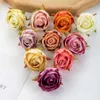 Gedroogde bloemen 10 stuks 4 cm kunstmatige goedkoop voor huisdecoratie diy bonbondoos bruiloft nep rozen kerst ambachtelijke slinger
