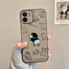 Le motif de dessin animé designer fonctionne sur l'iPhone 14 13 12 Pro Max 11 14plus Soft Shell Fall Resistant Téléphone