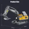 ElectricRC Car Children RC Toys Remote Control For Boys Radio Excavator Dump Truck Bulldozer Electric car Kids Gift 230612