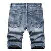Męskie spodenki 2023 Letni męskie rozryte krótkie dżinsy marka odzieży Bermuda Cotton Streetwear Dżins Mężczyzna Rozmiar 29-42