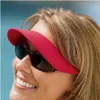 Solglasögon Visir Clip Cap Unisex Sun Visor Solid Colors tillgängliga för kvinnor och män 304L