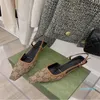 Designer -Women's slingback Sandals pump slingback shoes are presented in Black mesh with crystals sparkling motif Back buckle 2023