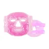 Rengöringsverktyg Tillbehör Gelpärlor Ice Face Mask för Puffy Eyes Migraine Relief Cold Compress Pack med Cover 230613
