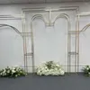 Decorazione per feste 3PCS Luxury Fashion Welcome Door Frame Grande sfondo Wedding Flower Arch Stage Wall Screen Sfondo Compleanno