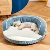 リムーバブルカバーカドルパピーラウンジクッションドッグカウチ犬猫ベッドの居心地の良い床マットレス付きの小さな中犬用ベッド用マットペットソファ