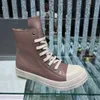 Designer Boots Womens Short Canvas Casual Fashion Mens Sports Shoes Leather Rubber Bottom High Top Lacing Thick Sole