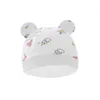 Filtar Swaddling 2pcsSet 06 Månad Baby Swaddle Cotton Sleepsack Filt Wrap Hat Set Spädbarn Justerbar Born Sleeping Bag 230613