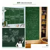 블랙 보드 18x79inch Chalkboard Blackboard Wall 스티커 블랙 보드 스티커 아이들을위한 분필 또는 펜으로 탈착식 할 수 있습니다.