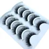 Makeup Tools 500 par100 lådor 3D Mink Eyelashes Natural Hair False Long 100% Dramatic Eye MakeupFake Lashes Fluffy Cilios 230613