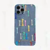 Fashion Designer Phones Case Color Cross Convient pour Apple Mobile Phone 13proMax Xr Denim All Inclusive Fall Resistant Housse de protection