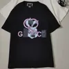 T-shirts masculinas designer primavera e verão ano novo da série coelho coelho brincalhão impressão hot stamping desenhos animados algodão puro manga curta T-shirt 9UHI