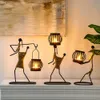 Candle Holders Metal candle holder home decor accessories easter Candlesticks for candles Decorative chandeliers wedding centerpieces 230613