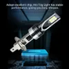 2PCS CAR мотоцикл H1 H3 Светодиодный декодирование передние туманные фары 3030 12SMD 24W 6500K Луновые лампочки Автопоучительные аксессуары