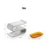 Dishes Soap Box S Shape Drainage Soap Holder Plastic Portable Bathroom Shelf WallMounted Toilet Three Floors Tray Storage Rack Drain