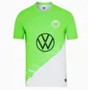 S-4xl 23 24 VFL Wolfsburg piłkarski koszulki Weghorst Steffen Brekalo 2023 2024 Football Shirt Arnold Xaver Mbabu Guilavogui Mehmedi Roussillon Men Kid Kit Minform