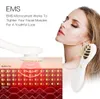 Face Massager Microcurrent Heating Lifting Device Antiaging Skin Rejuvenation Red Light Therapy Wrinkle Remove Machine 230612