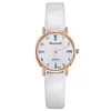 Horloges Vrouwen Horloge Eenvoudige Designer Dames Lederen Band Analoge Quartz Horloges Montre Femme Voor Gratis Bezorging