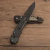 Najwyższa jakość DA316 Flipper Solding Nóż 3CR13MOV Black Drop Point Blade G10/Stal nierdzewna Uchwyt wspomagane szybkie noże z otwartymi folderami z pudełkiem detalicznym