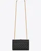 Envelop tas gouden logo graan lederen ketting een schouder crossbody tas klassieke aanbeveling