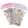 Adesivi giocattolo per bambini 12 fogli Set Mini adesivo 3D animale carino per ragazzi Ragazze Scrapbooking fai da te Puffy PVC Regalo per bambini 230613