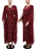 Robes décontractées basiques robe de soirée Eid diamant femmes musulmanes maille Abaya fête Ramadan Abayas Caftan caftan saoudien arabe Maxi Vestidos 2023 230613