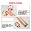 Masseur de visage Golden Energy Beauty Bar Vibrant Jade Roller Massage Lifting Anti-âge Serrer les soins de la peau 230612